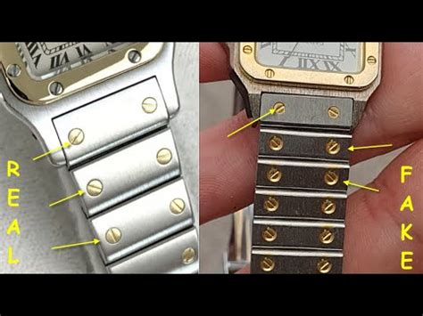 fake cartier tank watch vs real|duplicate cartier tank watch.